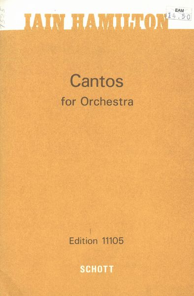 Cantos : For Orchestra.