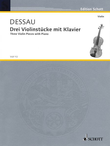 Drei Violinstücke Mit Klavier (1942).