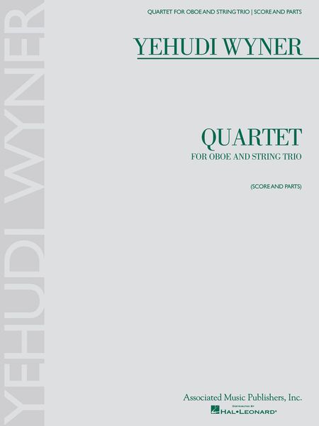 Quartet : For Oboe and String Trio.