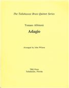 Adagio : For Brass Quintet / arranged by John Wilson.
