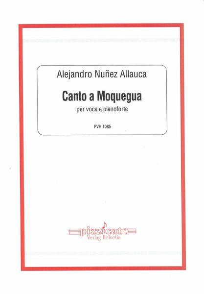 Canto A Moquegua : Per Voce E Pianoforte (2002).