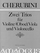 Two Trios For Violin Or Oboe, Viola and Violoncello / edited by Bernhard Päuler.