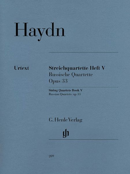 String Quartets, Book 5 : Op. 33, Russian Quartets.