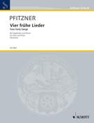 Vier Frühe Lieder : Für Singstimme und Klavier / edited by Hans Rectanus.