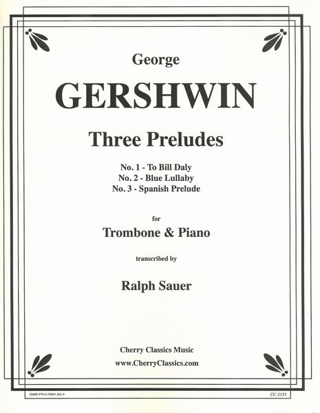 Three Preludes : For Trombone and Piano.