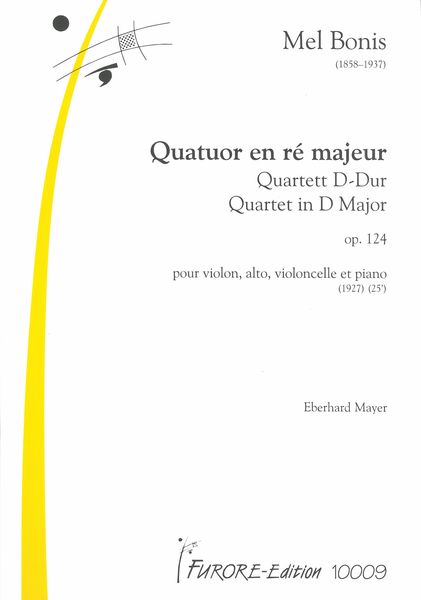 Quatuor En Re Majeur, Op. 124 : Pour Violon, Alto, Violoncelle Et Piano (1927).