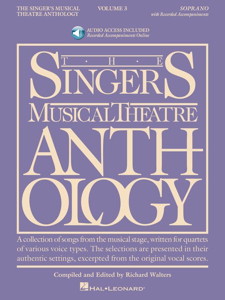 Singer's Musical Theatre Anthology, Vol. 3 : Soprano.