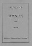 Nones : For Orchestra.