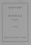 Nones : For Orchestra.
