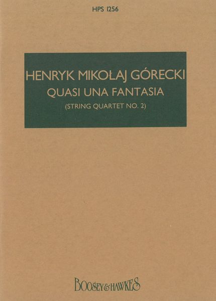 Quasi Una Fantasia (String Quartet No. 2), Op. 64 (1991).