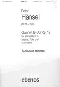 Quartett B-Dur, Op. 19 : Für Klarinette In B, Violine, Viola Und Violoncello.