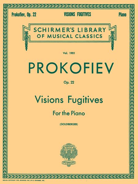 Visions Fugitives : For Piano.