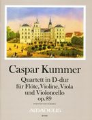 Quartett In D-Dur, Op. 89 : Für Flöte, Violine, Viola Und Violoncello / Edited By Bernhard Päuler.