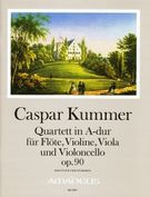 Quartett In A-Dur, Op. 90 : Für Flöte, Violine, Viola Und Violoncello / Edited By Yvonne Morgan.