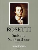 Sinfonie Nr. 37 In B Dur, Rwv A49 / Edited By Helmut Scheck.