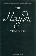 Haydn Yearbook, Vol. XVII / General Editor : H. C. Robbins Landon.