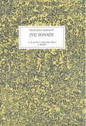 VI Sonate A Flauto, O Violino Solo, Con Basso Per Violone, O Cembalo (London, 1724).