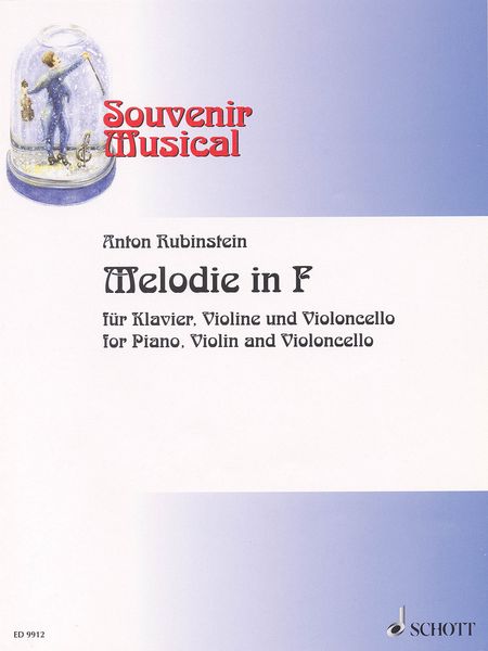 Melodie In F : Für Klavier, Violine und Violoncello / arranged by Wilhelm Lutz.