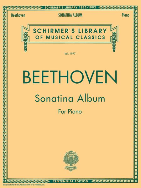 Sonatina Album : For Piano.