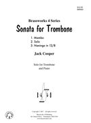 Sonata : For Trombone And Piano.