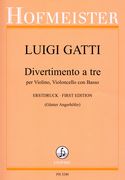 Divertimento A Tre : Per Violino, Violoncello Con Basso / Edited By Günter Angerhöfer.