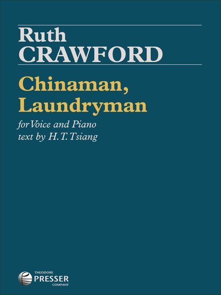 Chinaman, Laundryman : For Voice and Piano.