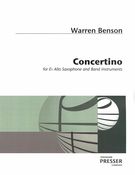 Concertino : For Alto Saxophone and Wind Ensemble.