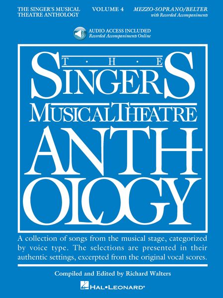 Singer's Musical Theatre Anthology, Vol. 4 : Mezzo-Soprano/Belter.