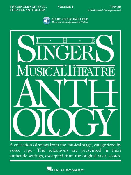 Singer's Musical Theatre Anthology, Vol. 4 : Tenor.