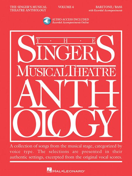 Singer's Musical Theatre Anthology, Vol. 4 : Baritone-Bass.