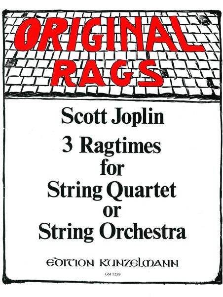 3 Ragtimes : For String Quartet / arr. by Beyer.