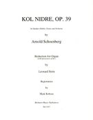 Kol Nidre, Op. 39 (1938) : arranged For Organ by L. Stein.