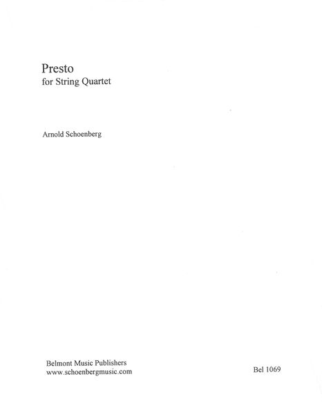 Presto : For String Quartet.