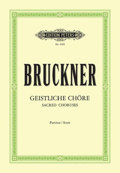 Sacred Choruses / edited by Ludwig Berberich.