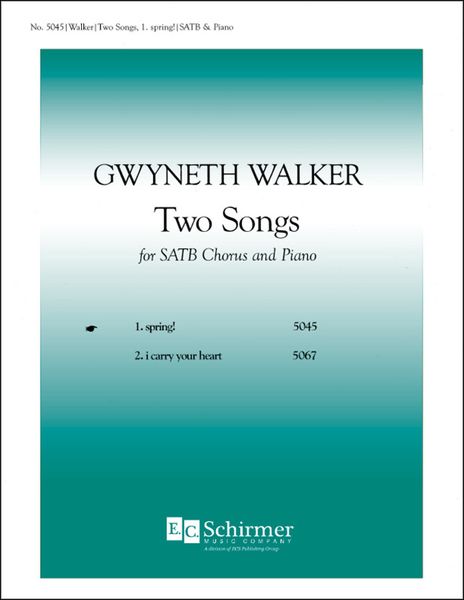 Spring! (Two Songs, No. 1) : For SATB Chorus and Piano.