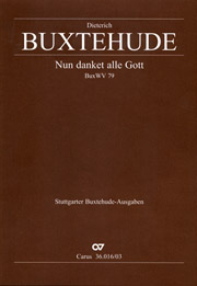 Nun Danket Alle Gott, Buxwv 79 / Edited By Thomas Schlage.