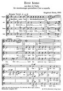 Ecce Hommo : For SATB Choir.