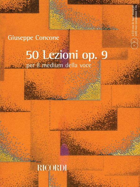 50 Lezioni, Op. 9 : Per Il Medium Della Voce.