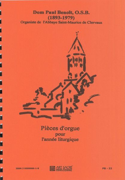 Pieces D'Orgue Pour L'Annee Liturgique.