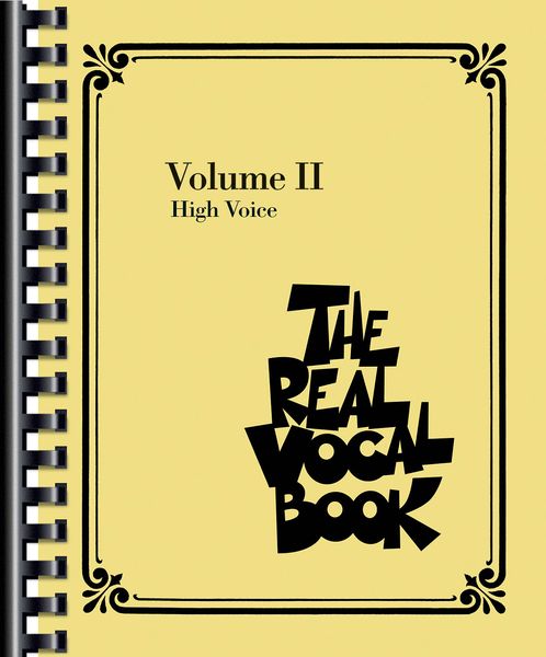 Real Vocal Book, Vol. 2 : High Voice.