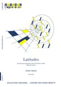 Latitudes : Concerto Pour Percussion Solo Et Orchestre A Cordes - Piano reduction.