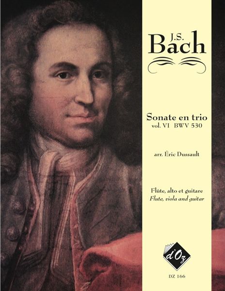Six Sonates En Trio, BWV 525 : arranged For Flute, Violin and Guitar - Vol. 6.