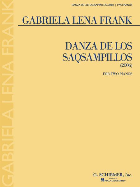 Danza De Los Saqsampillos : For Two Pianos (2006).