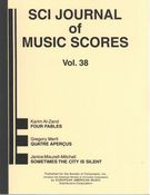 S C I Journal Of Music Scores, Vol. 38.