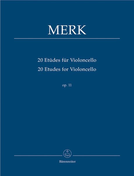 20 Etudes For Violoncello, Op. 11 / edited by Martin Rummel.