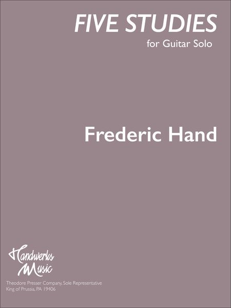 Five Studies : For Solo Guitar.
