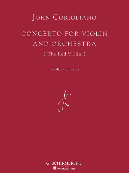 Concerto : For Violin And Orchestra (The Red Violin) - Piano Reduction.