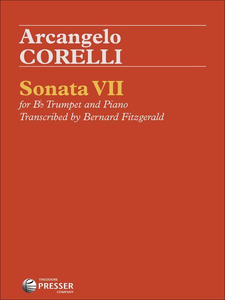 Sonata VII : For Trumpet and Piano / trans. by Bernard Fitzgerald.