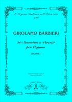 20 Suonatine O Versetti Per Organo, Volume 1 / Edited Maurizio Machella.