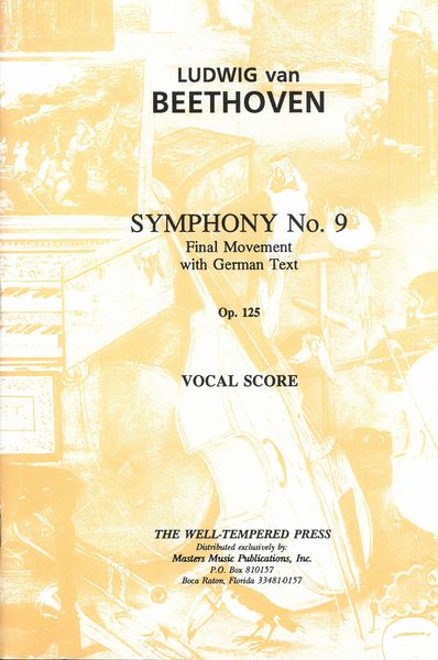 Symphony No. 9 In D Minor, Op. 125 (Choral), Final Movement [G].